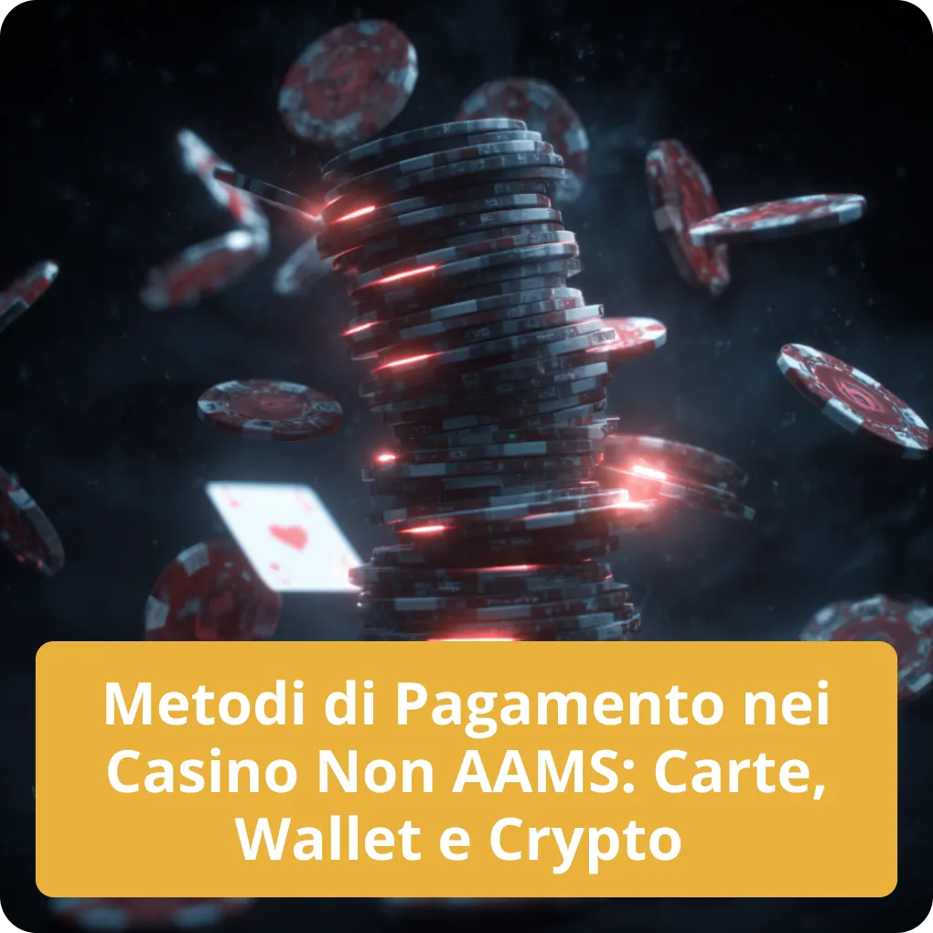 Metodi di Pagamento nei Casino Non AAMS: Carte, Wallet e Crypto