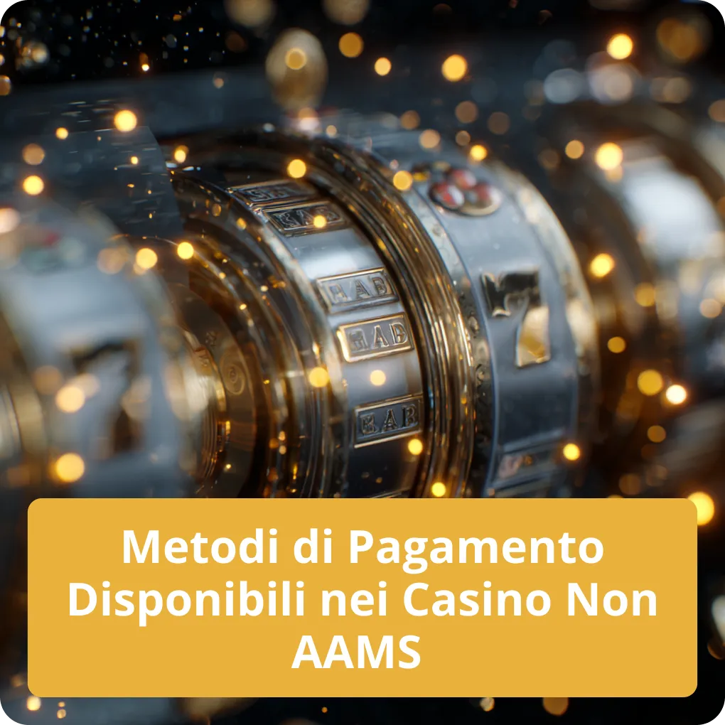 Metodi di Pagamento Disponibili nei Casino Non AAMS