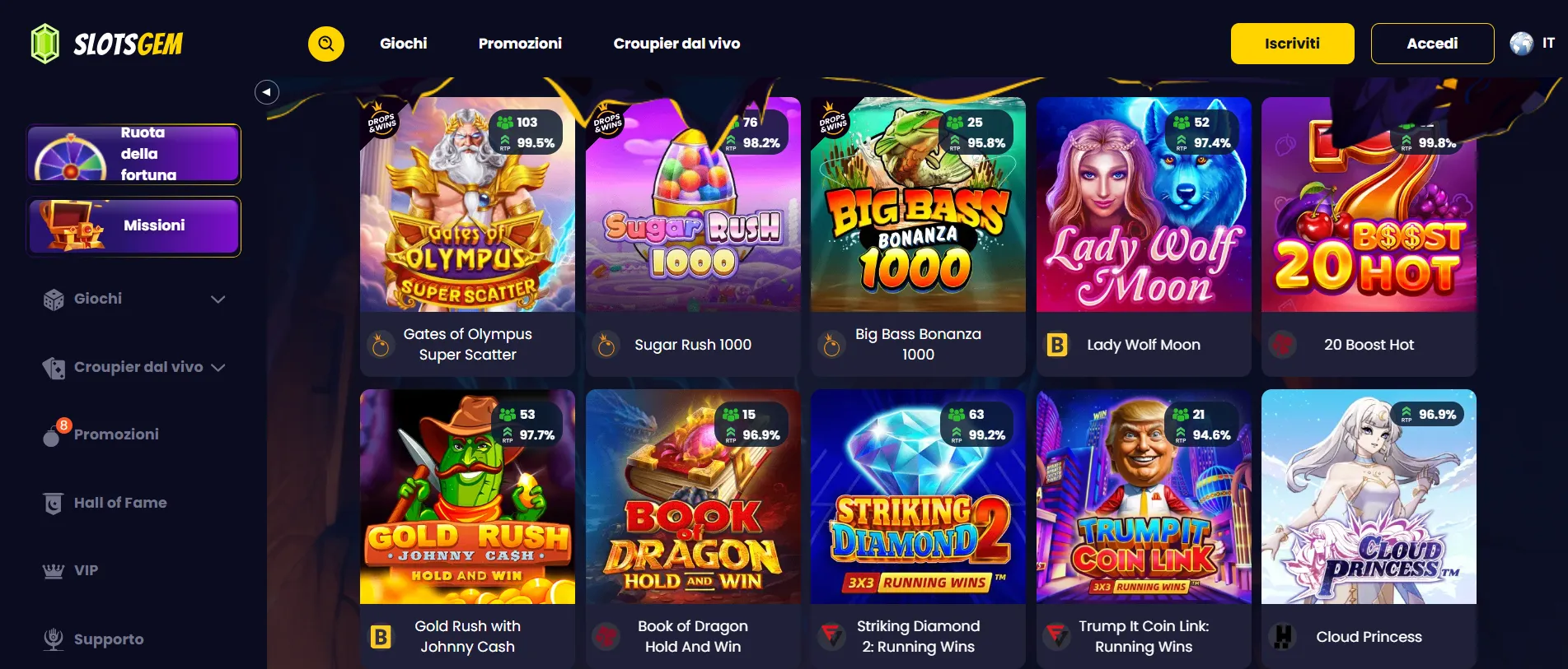 Classifica dei Casino Non AAMS Più Affidabili